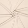 Geweven stretch bamboe stof licht beige