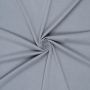 Geweven stretch bamboe stof blauw grijs