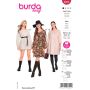 Burda patroon 6055 maat 34 t/m 48