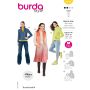Burda patroon 6114 maat 34 t/m 44