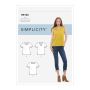 Simplicity patroon 9133 maat 34 t/m 42