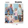 Simplicity patroon 9395 maat 98 t/m 46