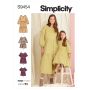 Simplicity patroon 9454 maat 98 t/m 104