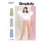 Simplicity patroon 9471 maat 32 t/m 40