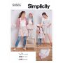 Simplicity patroon 9565 maat 98 t/m 46