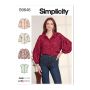 Simplicity patroon 9646 maat 44 t/m 52
