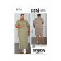 Simplicity patroon 9741 maat 56 t/m 64