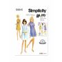 Simplicity patroon 9845 maat 44 t/m 52
