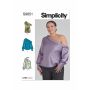 Simplicity patroon 9851 maat 56 t/m 64