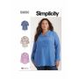 Simplicity patroon 9890 maat 56 t/m 64