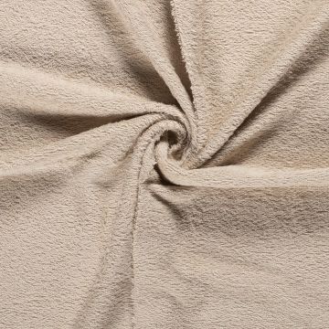 Badstof dubbelgelust licht beige