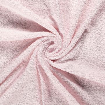 Badstof dubbelgelust licht roze