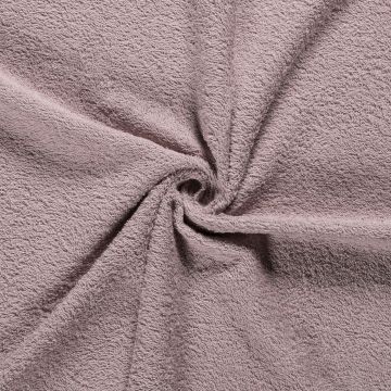 Badstof dubbelgelust pastel roze