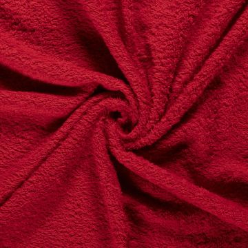 Badstof dubbelgelust Warm Rood