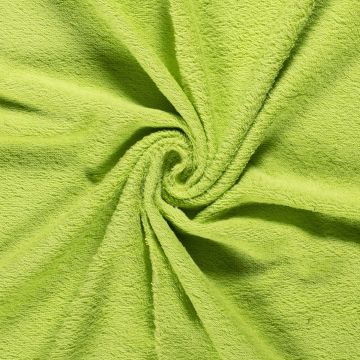 Badstof dubbelgelust lime