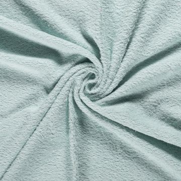 Badstof dubbelgelust pastel groen