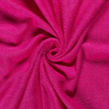 Badstof dubbelgelust fuchsia