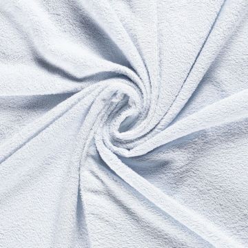 Badstof dubbelgelust pastel blauw