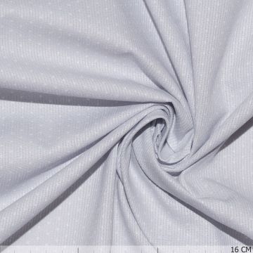 Pique Light Grey White Dot