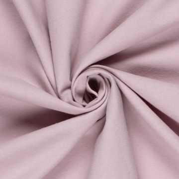 Flanel 2 zijdig geruwd Licht Roze