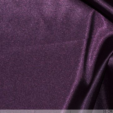 Stretch Satijn Aubergine