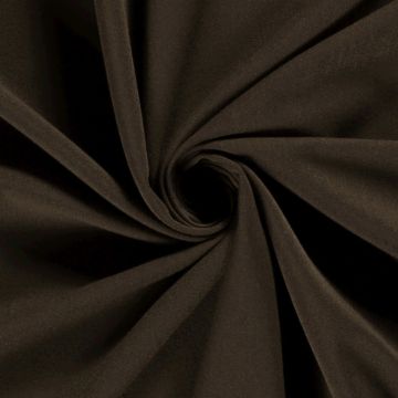 Bi-Stretch Wool Touch Donker Bruin