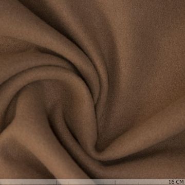 Wash-able Flausch dark camel