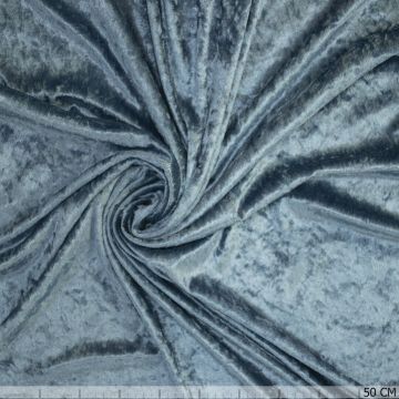 Velours de Panne Blauw-Grijs