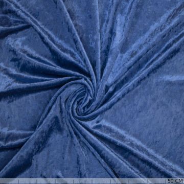 Velours de Panne blauw paars