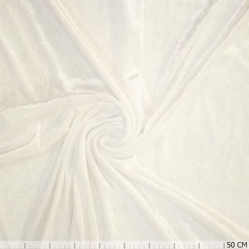 Velours de Panne Wit
