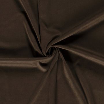 Stretch Imitatie Suède donker khaki