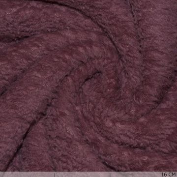 Double Soft Micro Fleece Donker Oud Rose