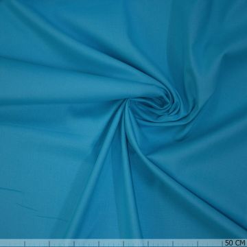 Uni basis katoen Carribbean Blue