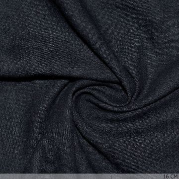 Voorgewassen Denim Middle Weight Black
