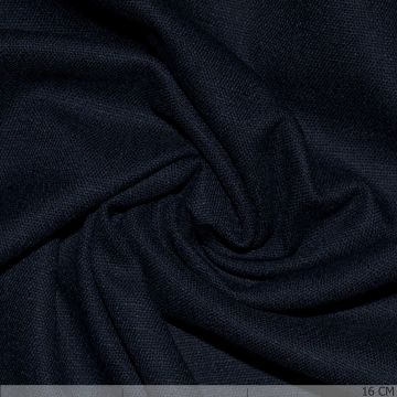 Stretch Linnen Marine Blauw