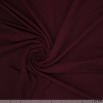 Brushed Cotton Tricot Bordeaux
