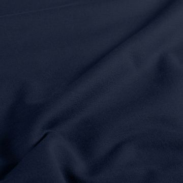 Brushed Cotton Tricot marine blauw
