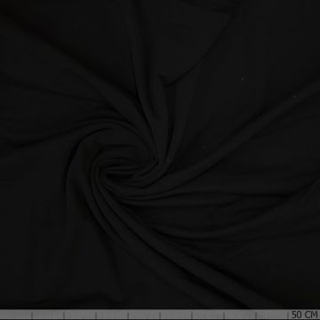 Brushed Cotton Tricot Black
