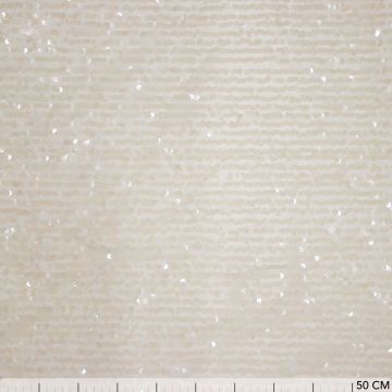 Pailletten mesh lichtbeige