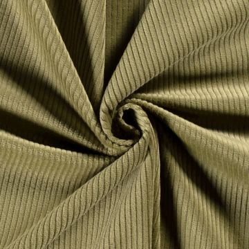 Cotton Rib Olijf Groen