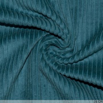 Cotton Rib Donker Turqoise