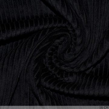 Cotton Rib Zwart
