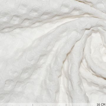 Wafeldoek Big Ecru