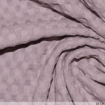 Wafeldoek Big Dark Pink
