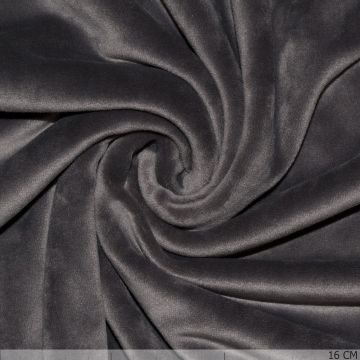Plain Tricot Fluweel Taupe