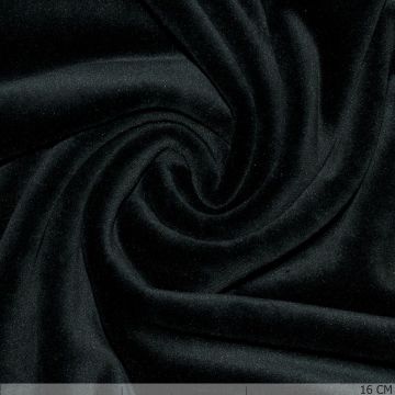 Plain Tricot Fluweel Dark Green