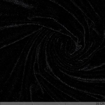 Plain Fluweel Black
