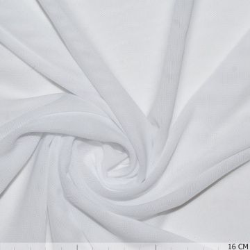 Stretch Mesh Fine White