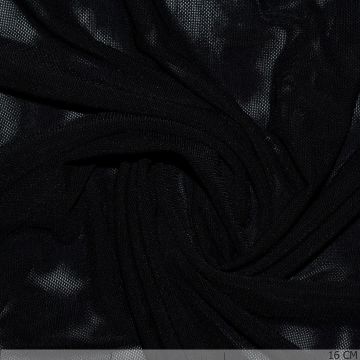 Stretch Mesh Fine Black
