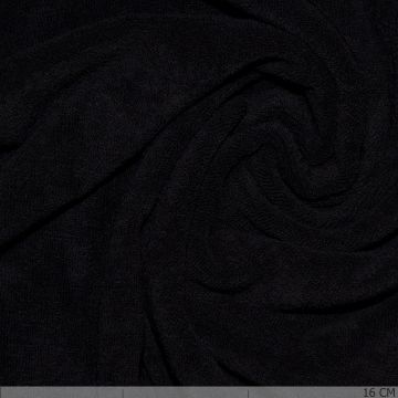 Badstof Stretch Black